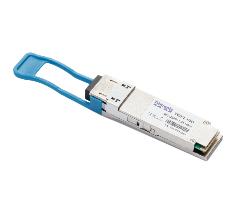 QSFP+ 40GBASE-LR4 Industrial Temperature 1310nm 10km LC DDM Transceiver 