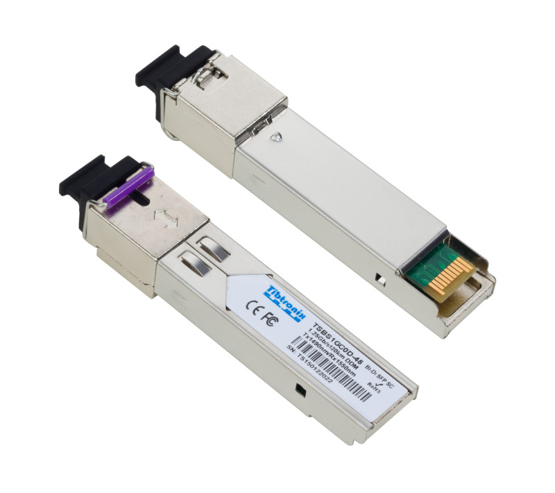 1000BASE BiDi SFP SC TX1490nm/RX1550nm 120km DDM Transceiver