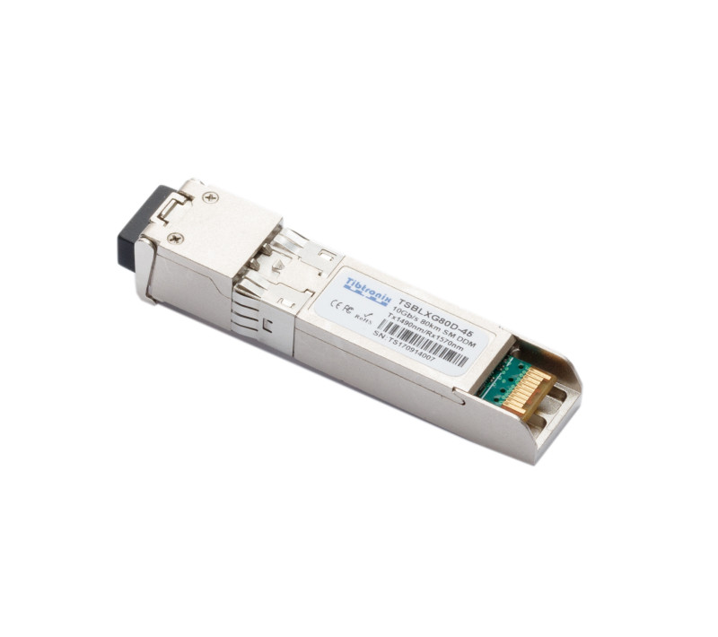 10GBASE-BX80-D SFP+ TX1570nm/RX1490nm 80km DOM Transceiver