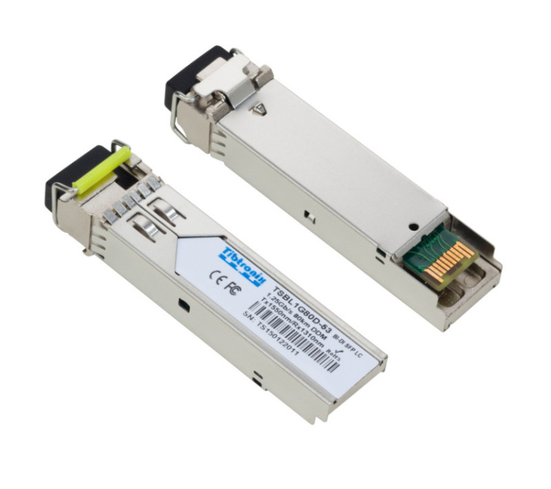 1.25Gb/s 60Km LC BiDi SFP Transceiver 1310nm Tx/1490nm Rx