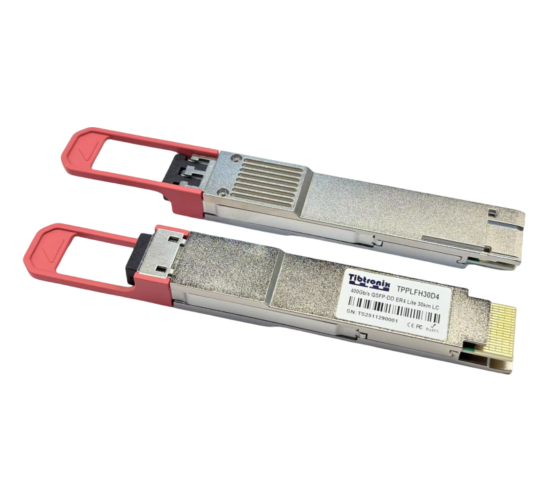 TPPLFH30D4 400Gb/s QSFP-DD ER4 Lite 30km LC APD
